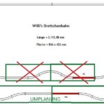 Die beiden Brettchen vorne müssen umgebaut werden