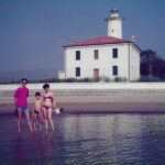 Bibione 1991 - beim Leuchtturm