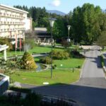 Warmbad Villach, Blick hinab vom Kurzentrum