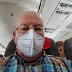 Hinreise ca. 6 Stunden Maske - auch im Flugzeug