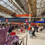 Vormittags - Abfahrt von London, Victoria Station - Fahrzeit 1 Stunde