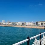 Blick vom PALACE PIER zum Strand