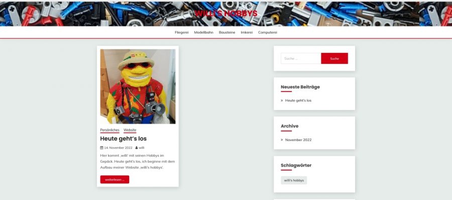 website - willi's hobbys