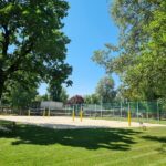 Beach Volleyball Platz im Gänsehäufel