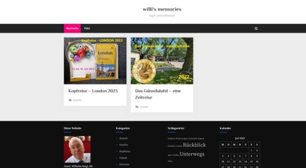Website - willi's memories