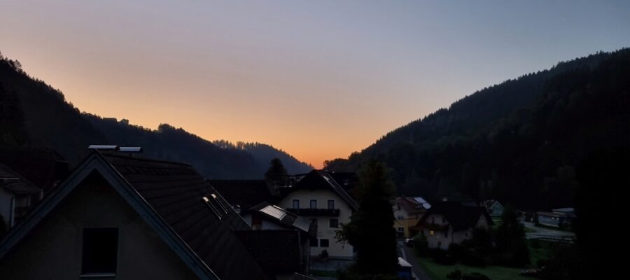 Sonnenaufgang - Mönichwald, September 2023