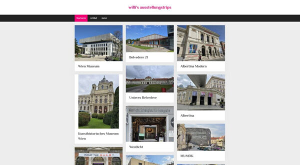 willi's ausstellungstrips